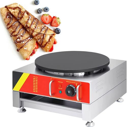 Crepiera Elettrica, Macchina Per Crepes Grande Da 16, Macchina Per Pancake, Piastra Per Crepes, Temperatura Regolabile Per Blintz, Uova, Tortilla,220V