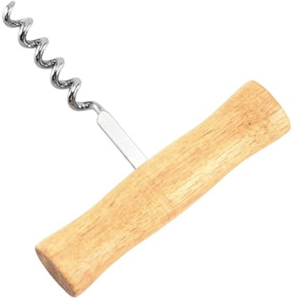 Tire-Bouchon Professionnel en Acier Inoxydable - Couteaux De Sommelier Pliable - Tire-Bouchon Classique avec Manche en Bois pour Vin, Champagne et Bouteilles, Accessoire de Sommellerie