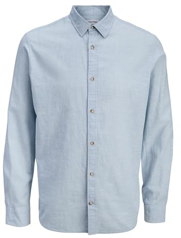 JACK & JONES skjorta för män, normal passform, skjorta