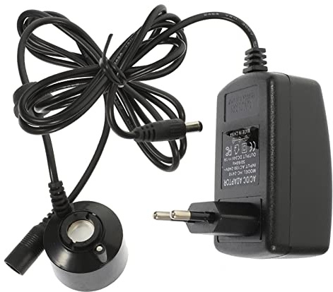 Abaodam Generador de Niebla para Estanque y Peceras, Mini Electrónico 3,6 Cm, 16 Mm, bajo Ruido, Compatible Ac220v, Máquina de Niebla de Agua para Jardín Acuático y Bonsáis