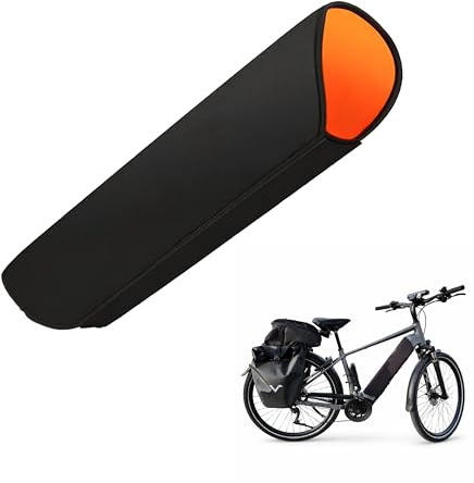 leruiyezs Ebike Akku Schutzhülle Wasserdicht E-Bike Akku Schutzhülle Aus Neopren Für 28-36cm Rahmen, Kältebeständig, Staubdicht, Schutz Vor Kratzern, Steinschlägen Und Verschmutzung, E Bike Zubehör