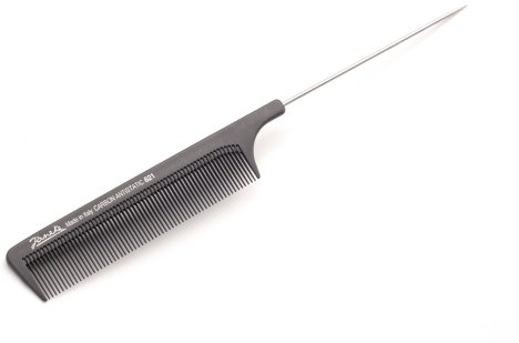 Jäneke Pettine A Coda In Fibra Di Carbonio, Lunghezza 22 cm.