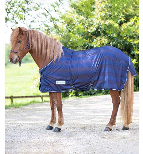 WALDHAUSEN Economic Fliegendecke mit Kreuzgurt, Nachtblau, 85 cm
