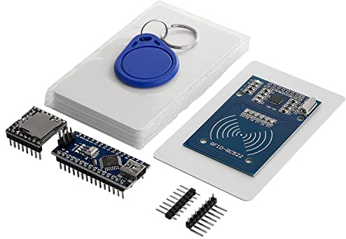 AZDelivery TonUINO Set (Mp3 Player, AZ-ATmega328-Board, Kit RFID e 10 x 13,56 MHz RFID Card) compatibile con Arduino incluso un E-Book!