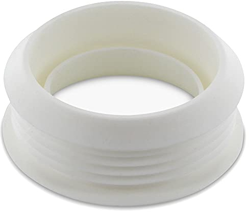 DL-pro Spülrohrverbinder WC Verbinder 44x55mm Kunststoffverbindung für den Toilettenanschluss mit 55mm Ø WC Spülrohr Spülkasten