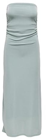 ONLY Onlcalla JRS Robe Bandeau à Paillettes pour Femme, Blue Surf, M