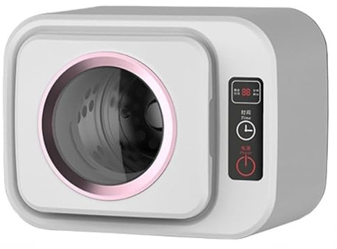 JYXYXSCP Mini Tumble Dryer, 4.5L Compact Ventilated Heated Spin Dryer, Low Noise, for Home, Apartment, Dormitory, Hotel (White)
