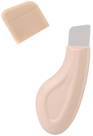 Lyreh Silikon Näsa Pormaskborttagare, Pormaskborttagningsspatel Djuprengöring Mästaren för Ren Ansiktsbehandling och Näsa(Beige)