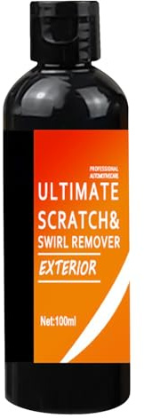 Pasta de reparación de rasguños de automóviles: removedor de 100 ml de profundidad de rasguños y manchas de remolinos Cera para eliminar los automóviles | Abrasivos para automóviles, camiones, SUV y m