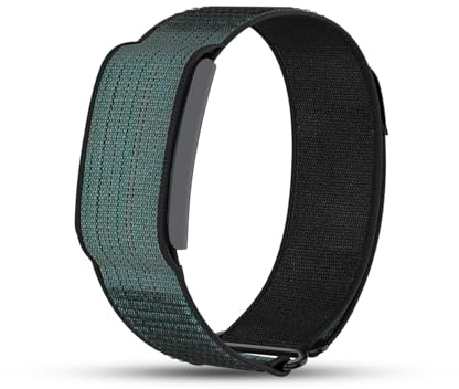 DADO Bracelet de rechange en nylon, compatible avec Amazfit Helio, réglable, respirant, pour traqueur de fitness, confortable à porter toute la journée (noir)