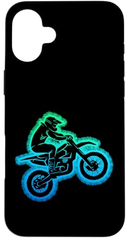 Moto de Cross Motocross Enduro Carcasa para iPhone 16 Plus