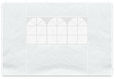 Nexos 2 Seitenteile Seitenwände Seitenplanen je 1 Fenster für PE-Pavillon Partyzelt 3 m weiß