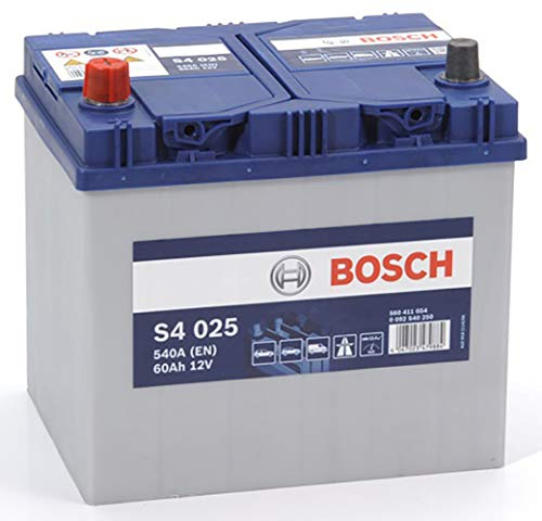 Bosch S4025 Batería de coche 60A/h 540A tecnología de plomo-ácido para vehículos sin sistema Start y Stop