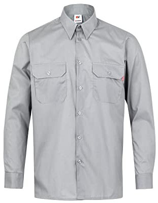 Velilla 520, Camisa manga larga, color Gris, Talla XL