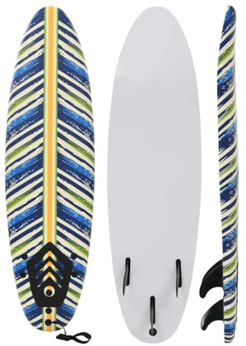 vidaXL Surfbrett 170cm Blatt Surfboard Stand Up Board Shortboard Wellenreiter