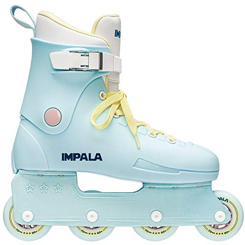 Impala Lightspeed Inline Skate (US 7 / EU 38 / UK 5, Sky Blue/Yellow)