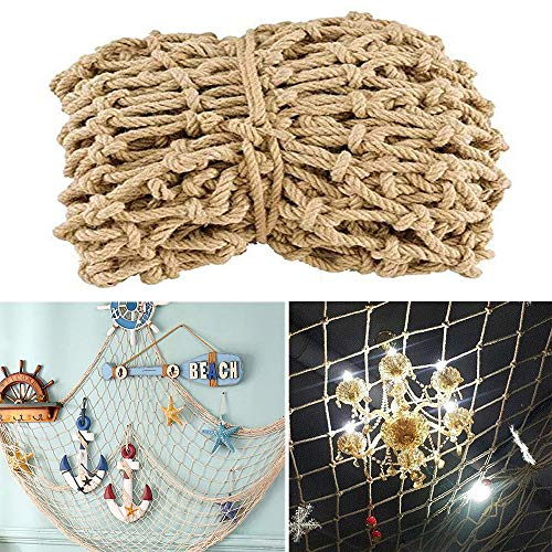 JHKJ Dekoratives Netz, Kindersicherheitsnetze, Treppenschutznetze, Innendekorationsnetze für Partys, Haustierschutznetze Trailer Cargo Network,2x4m（6.6 * 13ft）