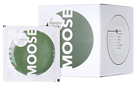 Loovara Kondome hauchzart 12 Stück - Größe XXXL 69 mm - Präservative für mehr Fun & Feeling beim Sex - Vegan, Fair Rubber, Transparent-Naturfarben mit Reservoir & Gleitmittel im 12er Pack