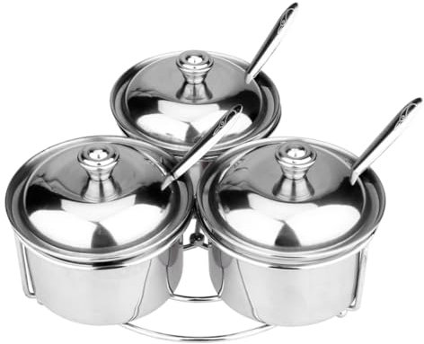 ABOOFAN Kasten Gewürz Zuckerdose Zuckerdosen-set Aufbewahrungstöpfe Für Gewürze Vorratsdose Gewürzbehälter Mit Deckel Salzspender Für Die Küche Aufbewahrungskiste Zuckerschüssel Mehl