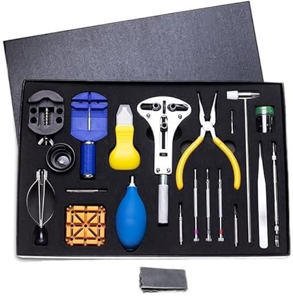 Uhrenwerkzeug Watch Link Pin Remover Gehäuseöffner Repair Tool Kit Set Opener Link Spring Bar Remover Horlogemaker Gereedschap Uhrmacherwerkzeug (Color : 39pc B)