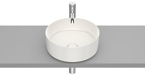 Roca - Vasque - Vasque à poser en fineceramic Inspira Round - 370x370x140mm - beige