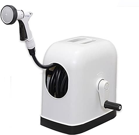 Gartenschlauchwagen Gartenschlauchwagen Multidirektionale Gartenschlauchtrommel, Wasserrohr-Lagerregaltrommel, Gartenwerkzeug-Zubehörschlauch (Color : C, Size : 30 m)