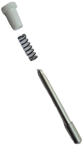 (20 Pack) Window Screen Plunger Latches with Caps, 5/32 X 1-1/2, Aluminum Window Screen Plunger Pins, Secure Window Screens in Place (White)