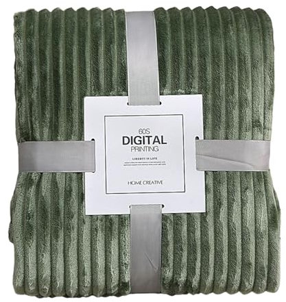 Weiche Flanell-Decken, Winter, warme Decken für Betten, einfarbig, gestreift, Nerz, Überwurf, Sofabezug, Tagesdecke