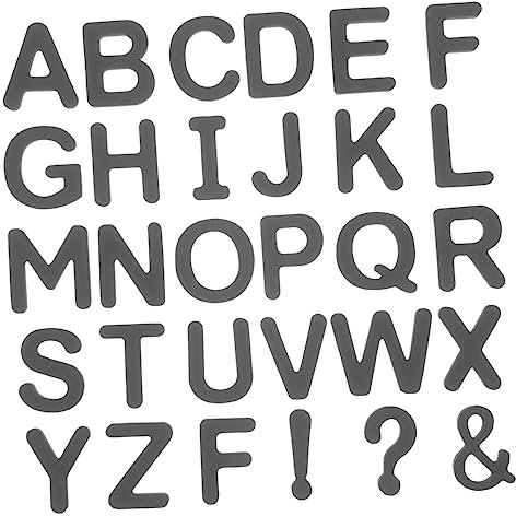 JOINPAYA Magnetische Schaumstoffbuchstaben Eva-alphabet Magnete Für Kühlschrank Whiteboard Buchstabenmagnete Zum Lernen Und Dekorieren