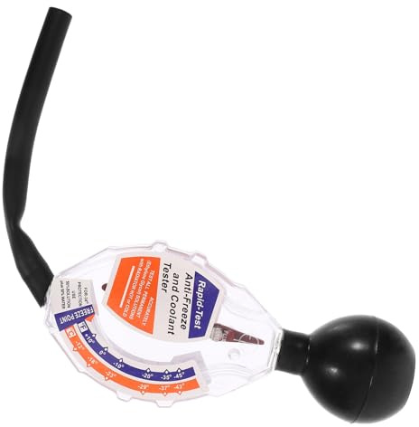 Yardwe Testeur Liquide de Refroidissement Voiture Précis et Rapide Densimètre Antigel Multifonction Outil Facile à Utiliser pour Mesure Antigel Batterie