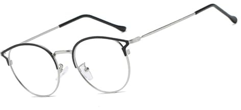Cocoarm Lunettes Bloquant la Lumière Bleue, Verres Photochromiques, Anti-fatigue Oculaire, Filtre -solaire, Idéales pour les écrans Numériques pour Hommes et Femmes (SILVER)