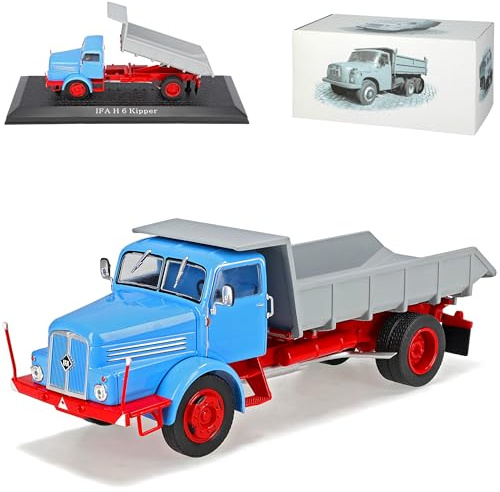 Generisch IFA W H 6 Kipper Blau DDR LKW 1/43 Atlas Sonderangebot Modell Auto