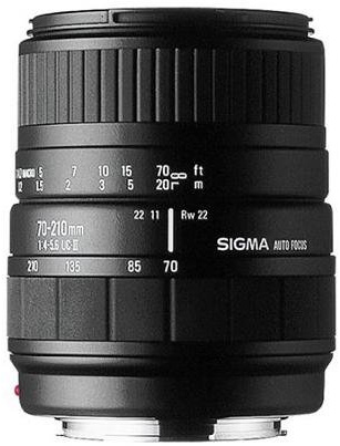 Sigma Autofocus Zoom Lens 70-210mm / 4.0-5.6 UC II for Nikon SLR Cameras