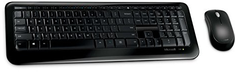 Microsoft Desktop 800 RF Wireless Keyboard (Wireless RF Black, Mouse Included)
