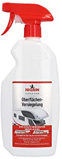 NIGRIN CARAVAN Oberflächenversiegelung, bildet eine wasser- und schmutzabweisende Versiegelung, schützt vor Verwitterung, für Materialien wie Lack, Glas, Kunststoff, Gummi, Acryl, Plexy, 0,75l