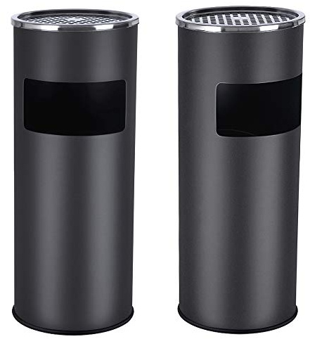 SONGMICS 30L Poubelle en acier inoxydable LTB17C02