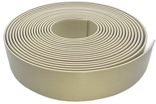 Vinyl-Gurte für Gartenmöbel, Ersatz, Terrasse, Rasen, Möbel, Reparaturband, mattes Finish (Treibholz) + 20 gratis Nieten, 5,1 cm x 6,8 m