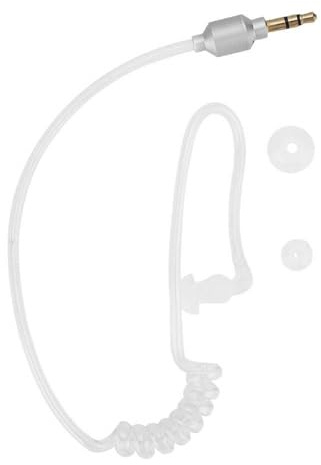Socobeta Kabelgebundener Ohrhörer Air Tube Handy Mono-Kopfhörer In-Ear-Stereo-Headset mit 2-teiligem Ohrstöpsel