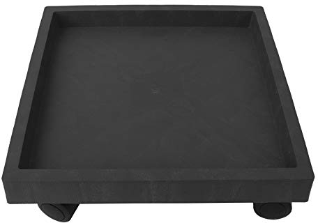 Cabilock Plateau à roulettes pour Plantes Chariot à Plantes Carré Support Extérieur Déplaçable Pot avec roulettes Rehausseur pour Grands Pots