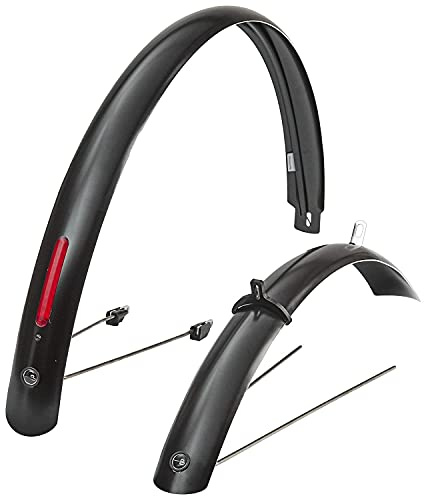 CURANA CLite Schutzblech mit Busch & Müller Rücklicht 55mm - schwarz 55-622/2.15-28 Zoll