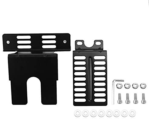 Smallterm 2 Stücke Grill Edelstahl Halterung Set Rotisserie Motor Halterungs Set Aus Edelstahl Universal Grill Motor StüTz Platten Camping Grill Werkzeuge für Den AußEnbereich