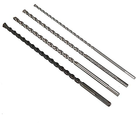 1 Pcs Drill Bit 300mm Long Masonry Concrete Impact Drill Bit W/Triangle Shank 6 8 10 12mm Drill Electrical Drill Parts (Color : 12x350mm)