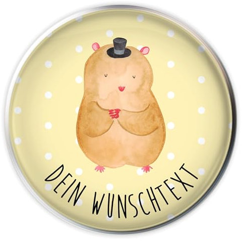 Mr. & Mrs. Panda Personalisierter Waschbecken Stöpsel Hamster Hut - Personalisierte Geschenke, Zwerghamster, Selbst Gestalten, Magier, Lustige Sprüche, Abfluss Stopfen, Zauberer, Zylinder, Wunschtext