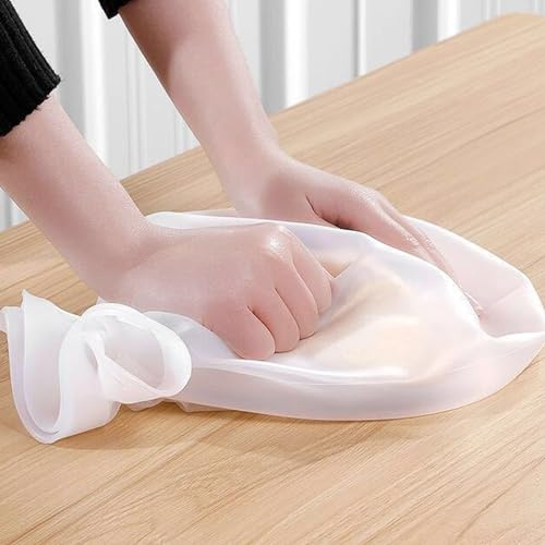 Tissting Silikon Knetbeutel 1600ML - Ideal für Brot, Pizza & Gebäck, Einfach Zu Reinigen Und Wiederverwendbar, Perfekt Für Kochbegeisterte Und Familien