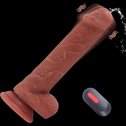Realistischer Spritz Dildo Vibrator mit Sperma Analdildo 7 Vibrationsmodi | spritzfunktion Wassersprühfunktion Frauen Silikon Penis Anal Plug Sex Spielzeug für Erotik Extrem Die Frau Männer