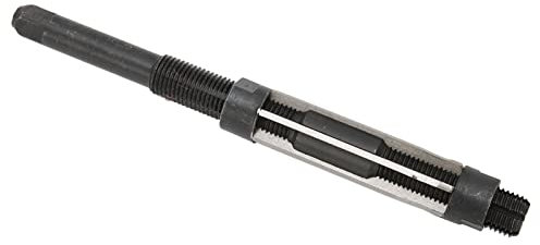 Alesatore regolabile, alesatore manuale, 19-21 mm, taglierina regolabile, alesatore manuale, gambo dritto rivestito in olio, lunghezza lama 64 mm, 6 scanalature,