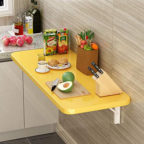 FHSLKXIM Wandklapptisch Für Waschküche, Wandklapptisch Mit Werkbank, Esstisch, Schreibtisch, Wandklapptisch, Arbeitstisch, Mehrere Größen, 90 X 50 Cm/35 X 20 Zoll, 90 X 40 Cm/35 X 16 Zoll