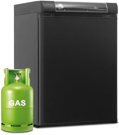 SMETA 60 l 12 V, 220 V, trivalent kylskåp, litet kylskåp för husbil, husvagn, minikylskåp för Van, husbil, lastbil, yacht, tyst