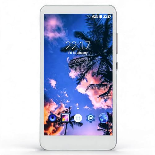 Dpofirs Tragbarer -MP4-Player, 5,0 Zoll, Full-HD-Touchscreen, Rauschunterdrückung, Musik-Player, WiFi, Foto, FM-Radio, Kopfhörer Im Lieferumfang Enthalten (Blue)