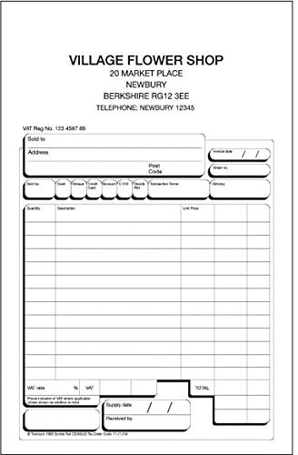 Twinlock Scribe 855 Quittungen Geschäftsformulare (2-teilig, 216 x 140 mm) 100 Stück